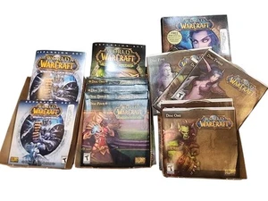 World of Warcraft PC Games /Burning Crusade/Wrath Of The Lich King LOT OF 3 - Picture 1 of 6