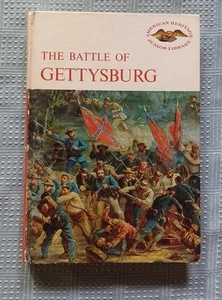 The BATTLE OF GETTYSBURG 1st Edition 1963 American Heritage Junior Library HC - Picture 1 of 13
