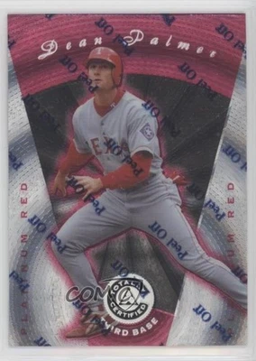 1997 Pinnacle Totally Certified Platinum Red /3999 Dean Palmer #19 - Image 1 of 2