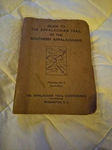 1942 Guide Appalachian Trail In Southern Appalachians Fold Out Maps #218 Rare - Picture 1 of 23