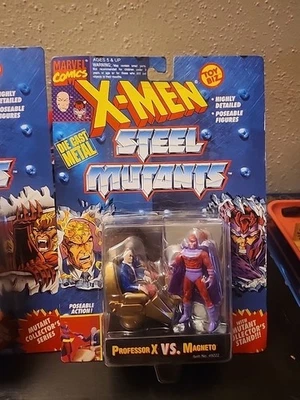 Vintage 1994 Toybiz Diecast X-Men Steel Mutants Professor X vs Magneto - Image 1 of 4