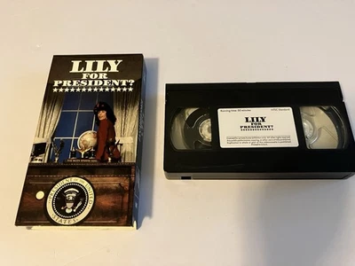 LILY FOR PRESIDENT VHS 1992 TOMLIN WOLFE VIDEO SCOTT BAIO JAMES COCO JANE FONDA - Image 1 of 4