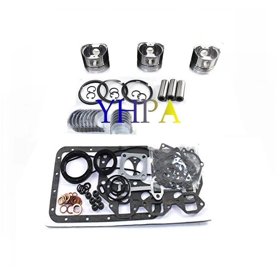 K3D Overhaul Rebuild Kit Piston Ring Bearing Gasket For Mitsubishi Engine Parts Foto 1 de 1
