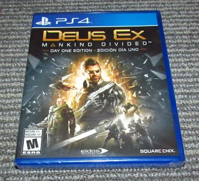 Deus Ex: Mankind Divided Day One Edition Playstation 4 Brand New / Fast Shipping - Image 1 of 2