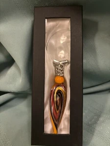 Hermosas lupas de vidrio artesanales (5X con lente de 2" de diámetro) caramelo - Imagen 1 de 4