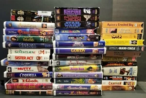 VHS MOVIES FOR FAMILY ENTERTAINMENT PICK & CHOOSE W/COMBINED SHIPPING V0477 - Imagen 1 de 51