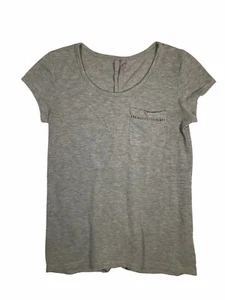 Pocket Tee Shirt Women's Small S - Gray - Lightweight, Soft, Stretchy, Comfort - Picture 1 of 9
