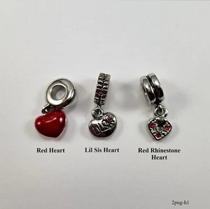 Pugster Dangle European Bead Charms . 2pug-h1 - Picture 1 of 8