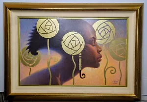 Ebony Visions - Thomas Blackshear - Limited Ed Numbered 141/950 Canvas Transfer - Bild 1 von 6