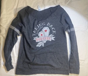 Taking Back Sunday "Forever" Womens Crew Neck Sweatshirt - Size Extra Large (XL) - Picture 1 of 6