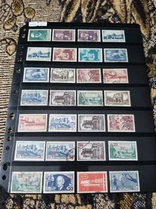 France Stamp Collection - Mixed Conditions - 1940-1944 - 4 Pages - R160 - Picture 1 of 4