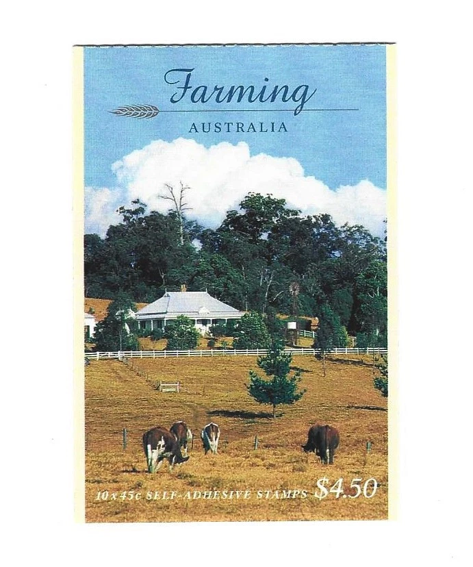 AUSTRALIA 1998 $4.50 FARMING BOOKLET SB122 - Image 1 of 1