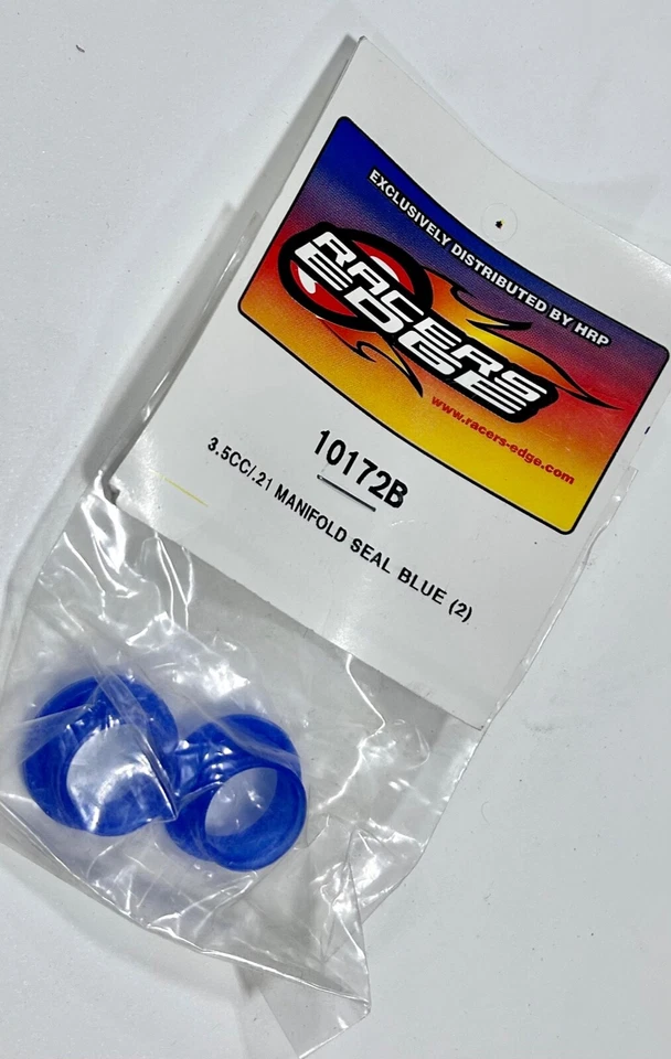 Racers Edge 3.5cc .21 manifold seal blue (2) nitro buggy truggy rtr race pipe - Image 1 of 1