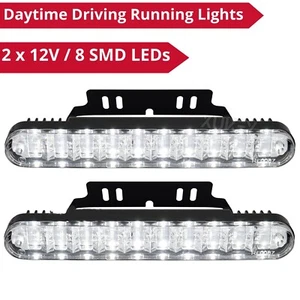 Minibús furgoneta coche 2 piezas 8 SMD LED delanteras/parrilla/techo conducción diurna - Imagen 1 de 7