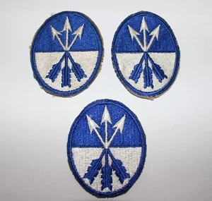 Lote Militar Estadounidense Vintage XXIII Ejército de EE. UU. Parche Flecha Azul Blanca Sin Brillo - Imagen 1 de 3