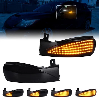Dynamic LED Turn Signal Blinker Side Mirror Lights For Mazda 3 BL 6 GH 2007-2015 - Image 1 of 4