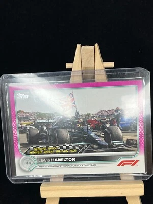 Lewis Hamilton #160 Fuscia /199 British GP Winner - 2022 TOPPS Formula 1 - Image 1 of 2