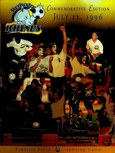 Rochester Raging Rhinos Soccer 1996 Program v Vancouver 86ers - Bild 1 von 3