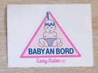Alter Aufkleber  Sticker Easy Rider   Baby An Bord