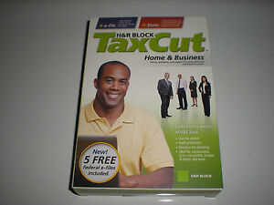 TaxCut 2008 Home and Business for personal and corporate. Imports Turbotax. New 