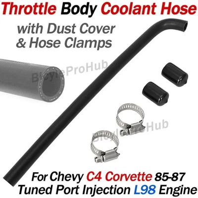 Manguera de refrigerante para cuerpo del acelerador Corvette C4 85-87 puerto sintonizado inyección motor L98 Foto 1 de 4
