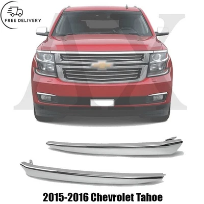 Luz antiniebla delantera cromada moldeada para Chevrolet Tahoe 2015-2016 Foto 1 de 4