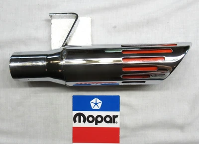 1971 1972 1973 1974 Dodge Charger R/T Super Bee Rallye chrome exhaust tip - Image 1 of 4