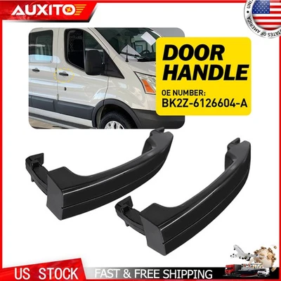 前外滑动门把手适用于 15 - 20 福特 Transit-150 250 350HD 2x J — 第 1/4 张图片