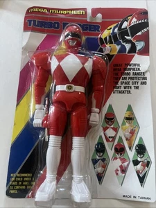 Vintage Mega Murpheen Turbo Ranger 10" Figur Red Ranger KO - Bild 1 von 2