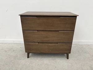 Furniture Village Stockholm 3 Drawer Chest Dark Oak RRP £879 - Picture 1 of 6