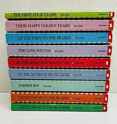 Complete Set of 9 Little House on the Prairie Books Laura Ingalls Wilder lot 1-9 - Image 1 of 4