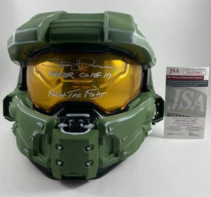 Steve Downes Signed HALO Master Chief Full Size Cosplay Helmet Autograph JSA COA - Picture 1 of 7