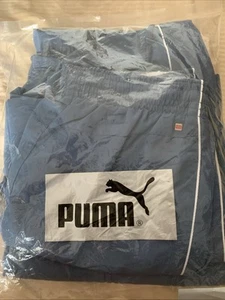 Puma Track Suit Jacket Size Large Black New Tags Sealed Package - Imagen 1 de 4