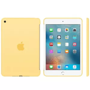 Genuine Original Apple Silicone Rear Case for iPad Mini 4 - Yellow RRP £59 - Picture 1 of 3