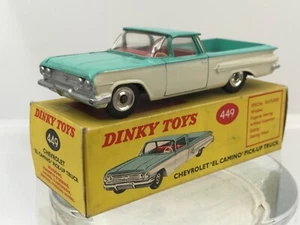 DINKY TOYS CHEVROLET EL CAMINO PICK UP TRUCK MADE IN ENGLAND 1/43 Nº 449 MIB - Picture 1 of 10