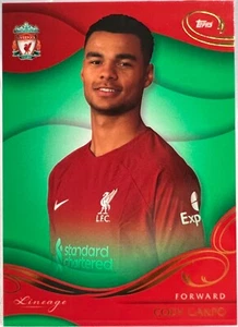 Topps Liverpool Lineage 22/23, Cody Gakpo #29 Icon Green Parallel Card #26/50 - Picture 1 of 2