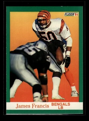 1991 Fleer #20 James Francis (EX)(FTB) - Image 1 of 2