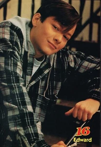 Mini poster pinup rivista adolescente Eddie Furlong Edward salvato dal bel 11" x 8" - Foto 1 di 2