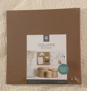 U BRANDS CORK BULLETIN BOARD Unframed Tile 14 x 14 craft shop office home decor - Picture 1 of 6