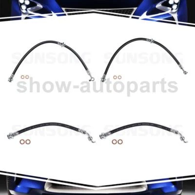 Manguera hidráulica de freno trasero delantero Sunsong 4X para Nissan Máxima 2017 2016 Foto 1 de 4