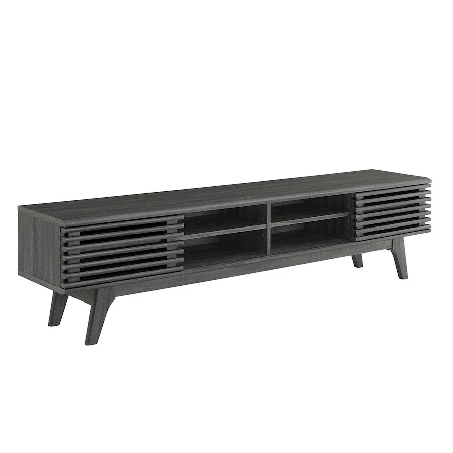 Modway Render 70" Entertainment Center TV Stand in Charcoal -EEI-3303-CHA - Image 1 of 1