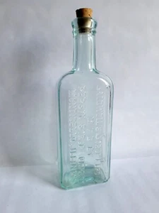 Vintage Antique Syrup Pepsin Medical Apothecary Pharmaceutical Bottle With Cork - Picture 1 of 11