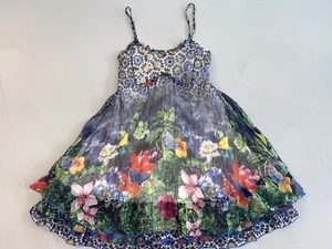 ~Sensations Pour Elle Spagetti-Kleid, Kofferkleid Gr.38/M Flower Power~ - Bild 1 von 5