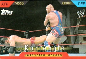 2006 Konami Insider Topps WWE Restricted Access Card Game Kurt Angle - Picture 1 of 1