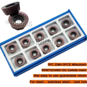 RPMT1204MO inserto de fresado DU material universal para molino de nariz redonda SRDPN/EMR 6R - Imagen 1 de 6