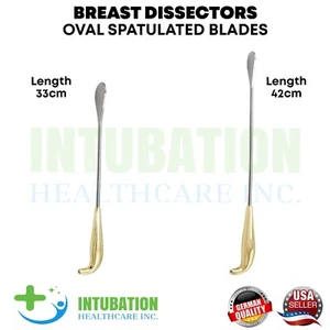Disectores de mama cuchillas ovaladas espatuladas instrumento de cirugía plástica premium - Imagen 1 de 6