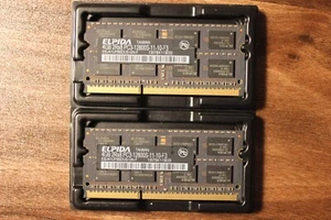 ELPIDA 8GB (2X 4GB) 2Rx8 PC3-12800S Laptop RAM Memory EBJ41UF8BDU5-GN-F - Picture 1 of 1