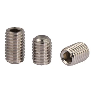 Juego de tornillos Allen A4 316SS M6 M8 M10 M12 sin cabeza tornillo tapa punto - Imagen 1 de 7