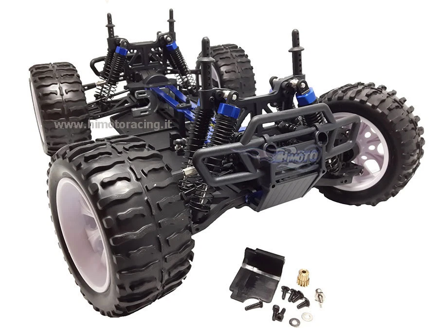 MACCHINA MONSTER TRUCK EMXT-1 MECCANICA COMPLETA + PIGNONE VITI 1:10 4WD HIMOTO - Immagine 1 di 1