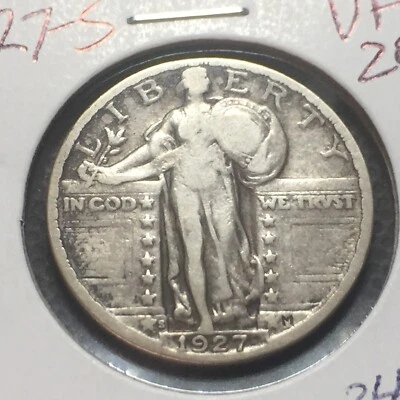 1927-S  VF   Standing Liberty Quarter   Nice Coin - Image 1 of 2